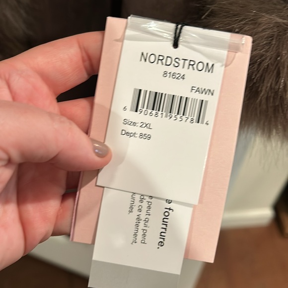 Avec Les Filles Faux shearling coat - Picture 6 of 8